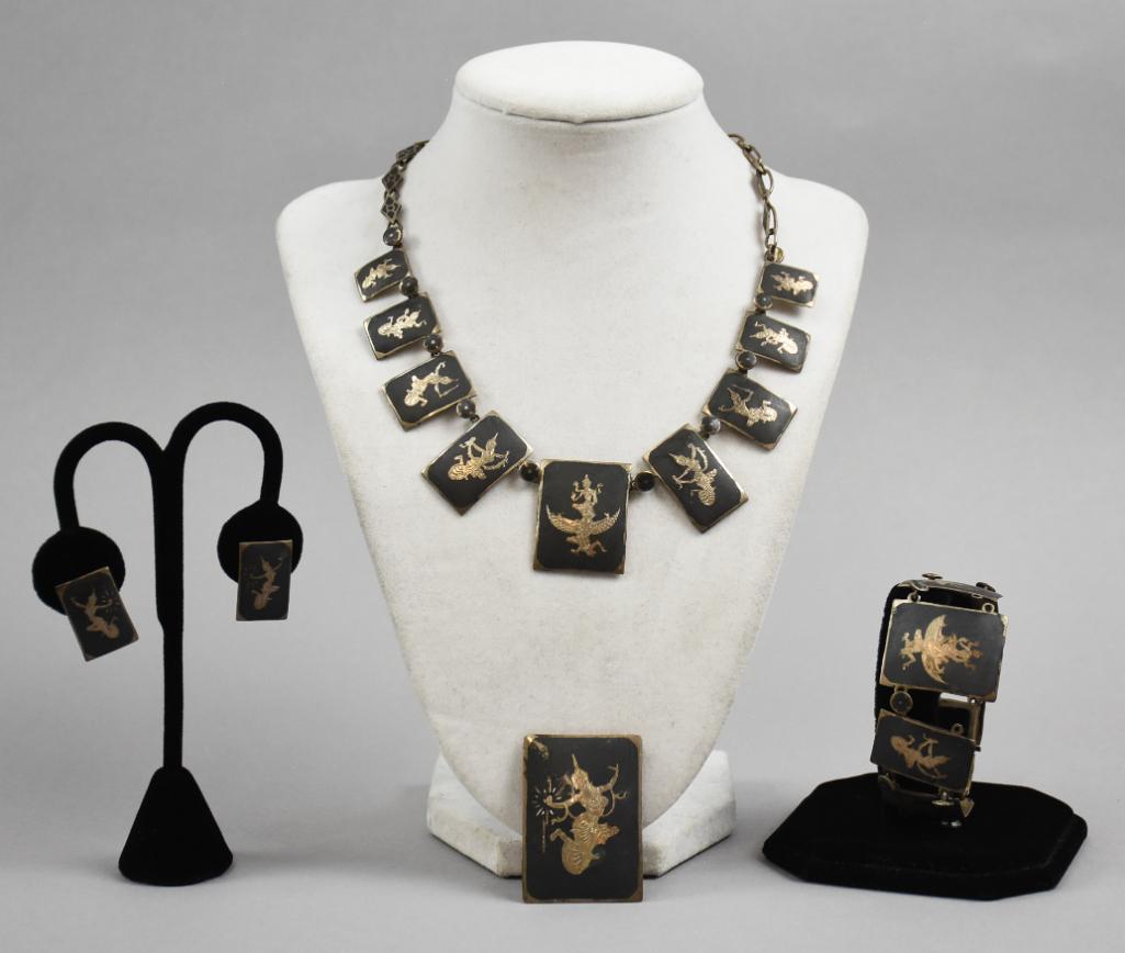 Vintage Siam Sterling Dancer Parure MCM (1 of 11)