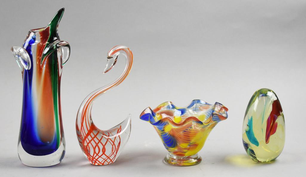 Vintage Misc Murano Art Glass Decorative Pieces (1 of 8)