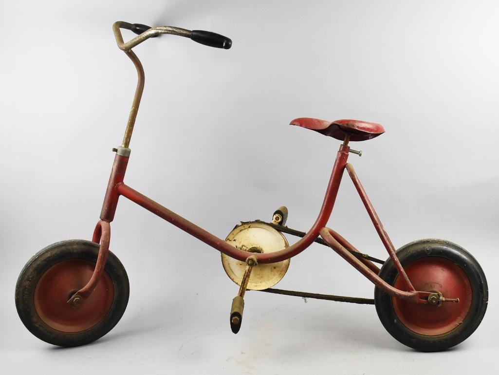 c1930 Sidwalk Bicycle, Belt Driven w/ Firestone Tires (1 of 16)