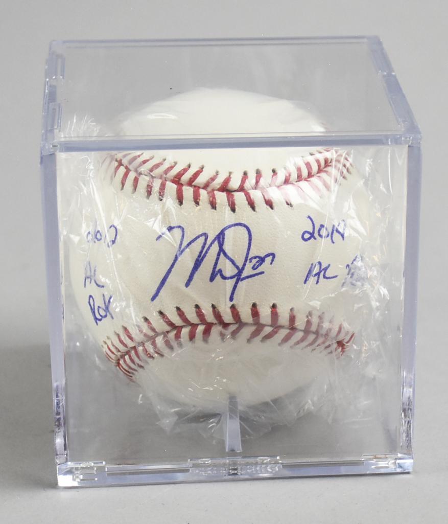Anaheim Angels Mike Trout 2014 MVP Signed Ball (1 of 6)