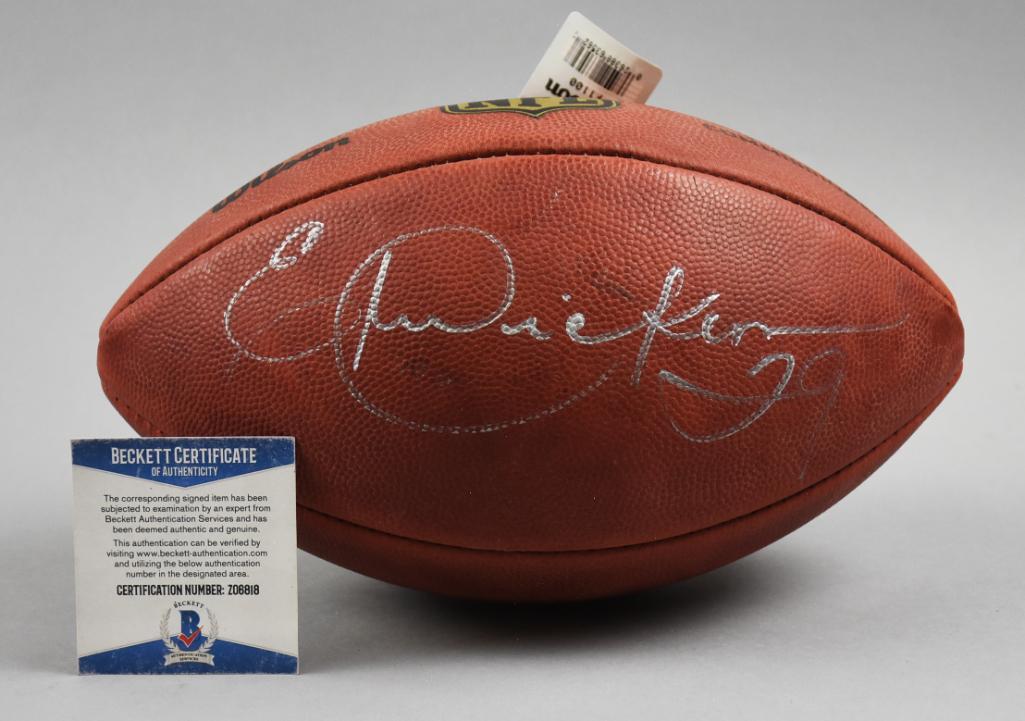 NFL Running Back Eric Dickerson Signed Football-Beckett (1 of 4)