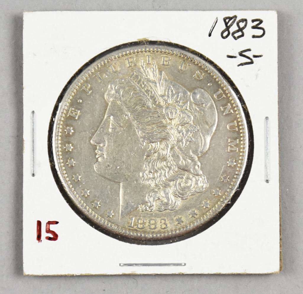 1883-S Morgan Silver Dollar, Very Fine (1 of 2)