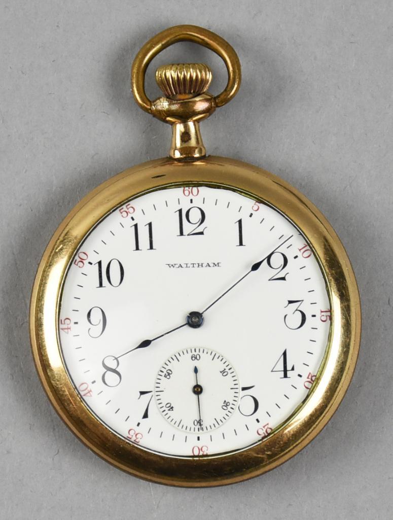 1897 American Waltham Pocket Watch, 17J, Gold Filled Case (1 of 5)
