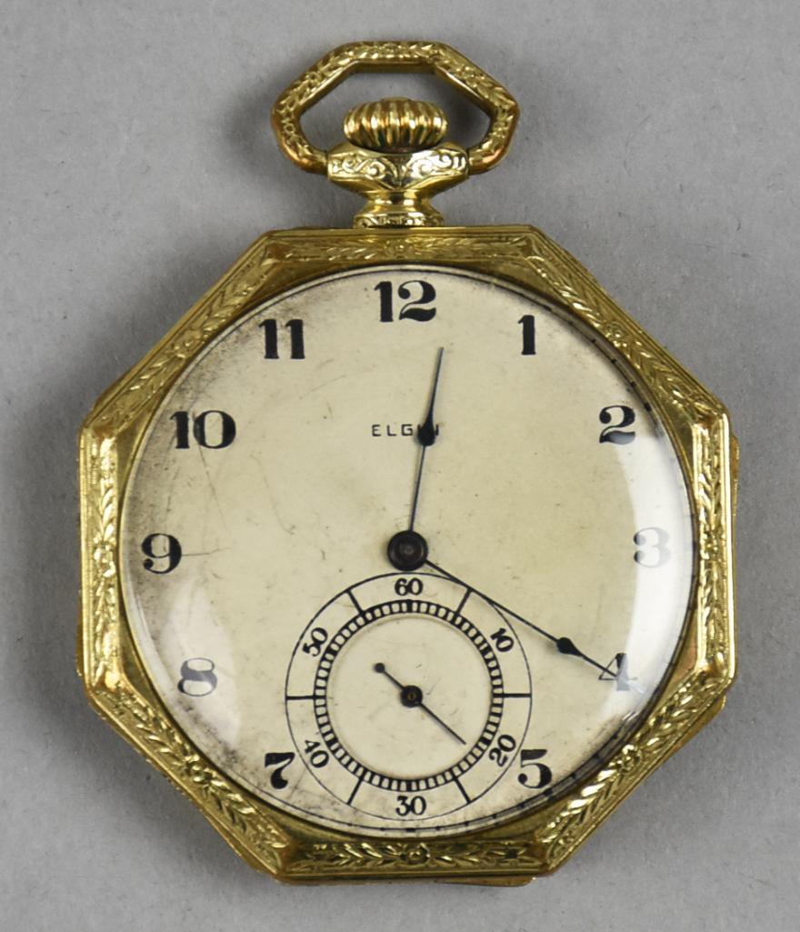 1922 Elgin Nat'l Watch Co. Pocket Watch, 17 Jewel (1 of 4)