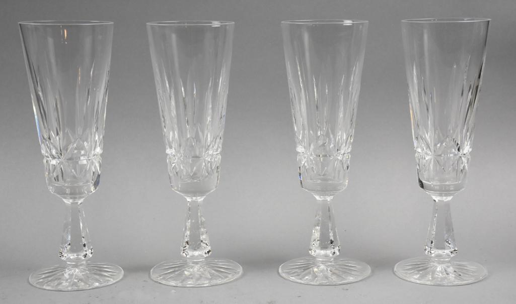 (4) Vintage Waterford Kylemore Fluted Champagnes (1 of 3)