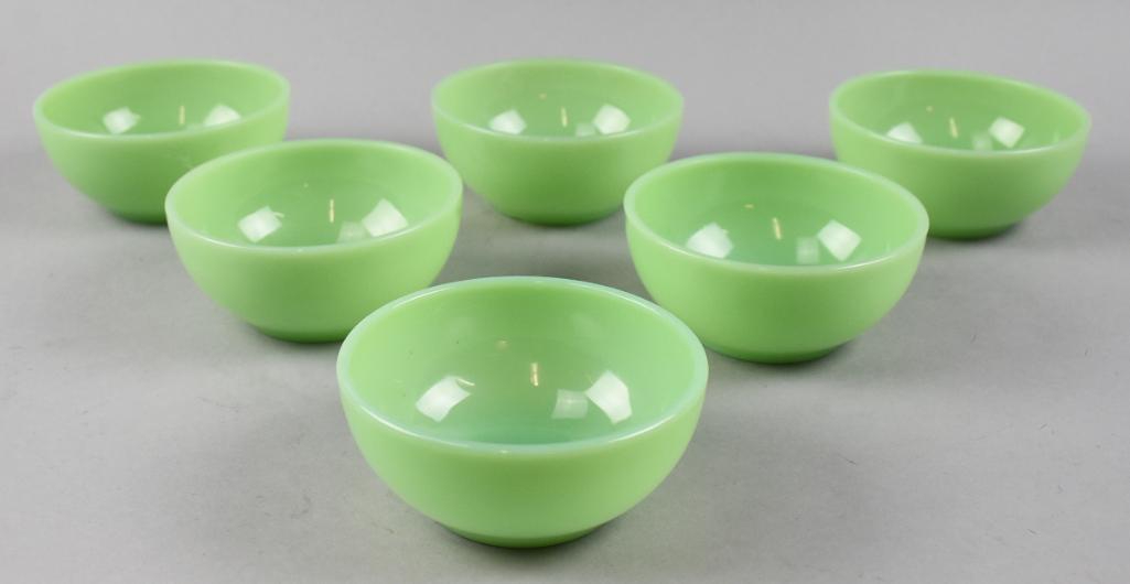 (7) Vintage Fire King Jadeite Chili Bowls (1 of 4)
