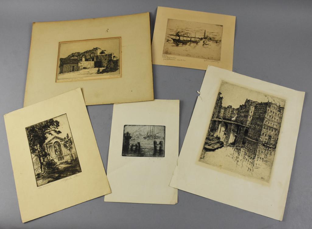 Antique Signed Engravings, Beatty, Stern (1 of 12)