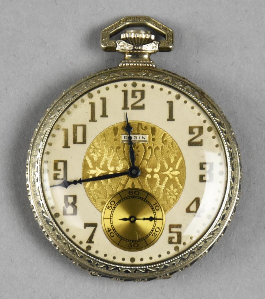 1924 Elgin Nat'l Watch Co. Pocket Watch, 17 Jewel (1 of 5)