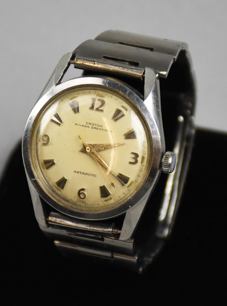 Vintage Croton Nivada Grenchen Antarctic Automatic Watch (1 of 4)