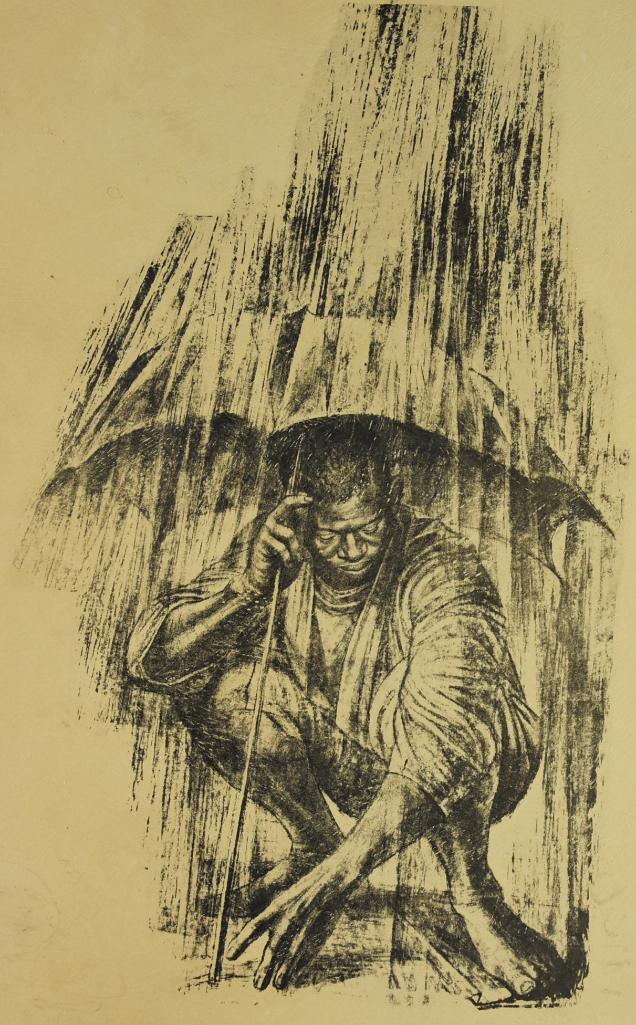 Vintage Martin Luther King Quote, Charcoal Print (1 of 3)