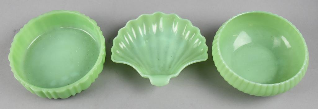 c1940 Anchor Hocking Jadeite Bowls/Dishes (1 of 3)