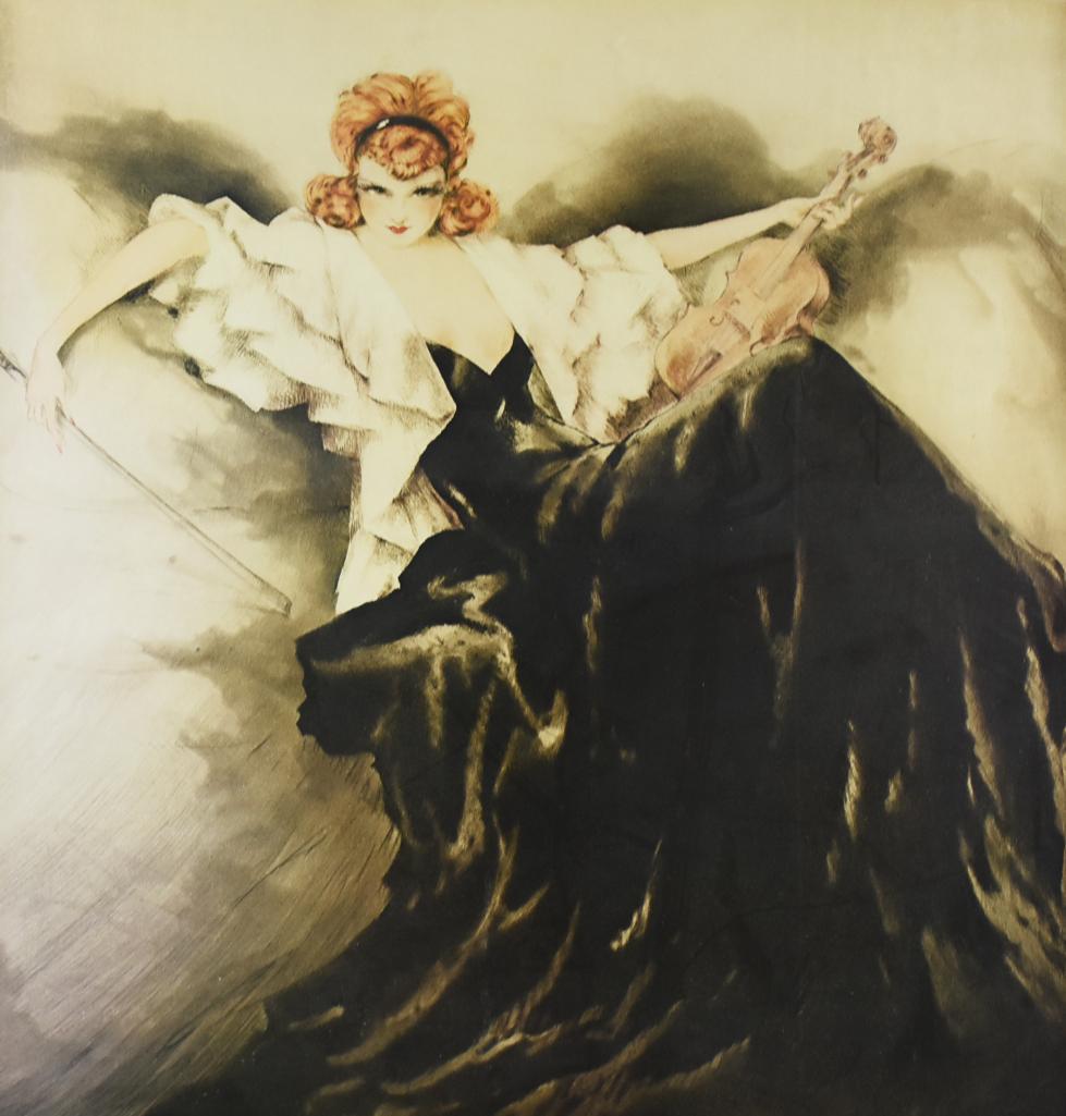 Louis Icart (1888-1950) Waltz Echos Framed Print (1 of 5)