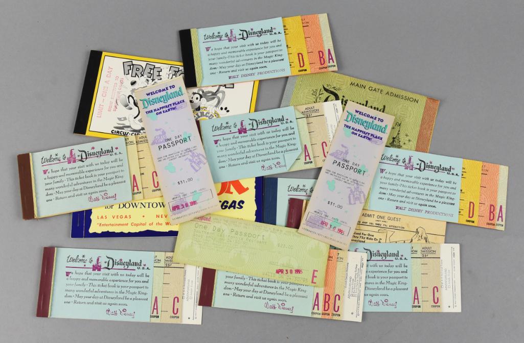 Vintage Disneyland Ticket Books & Passports (1 of 6)