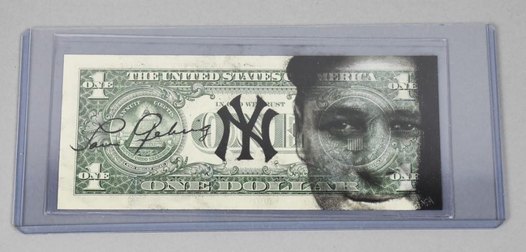 $1 NSH Artwork Hobo Dollar Lou Gehrig Yankees (1 of 2)