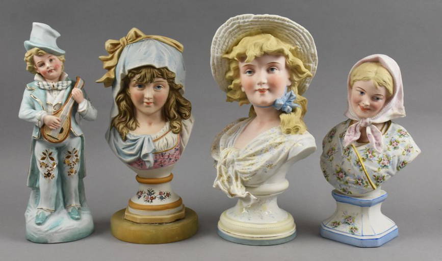 Victorian Bisque Figurines, French & German (0144) on Dec 18, 2022