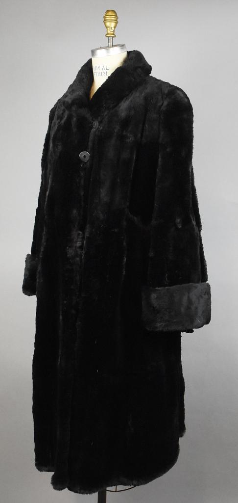 c1950 Flemington Fur Co. Sabel Swing Coat (1 of 8)