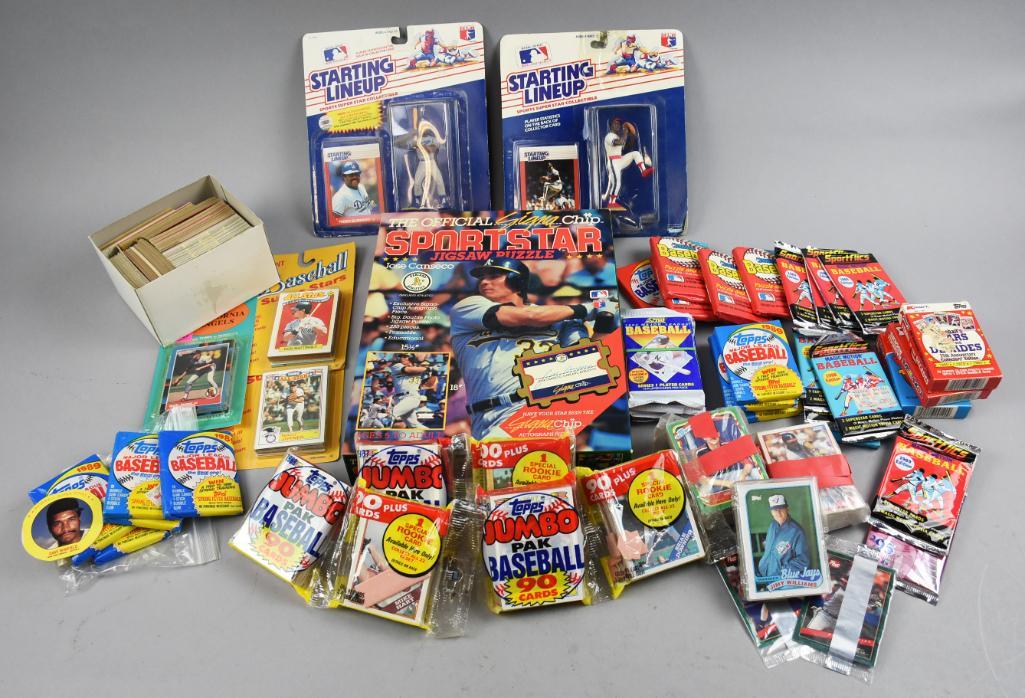 Misc Baseball Lot, Cards, Figurines & Puzzle (1 of 6)