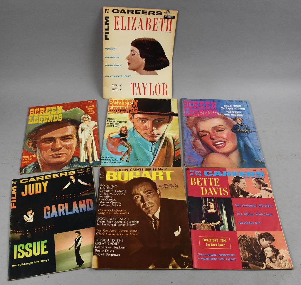 Vintage Screen Legends & Career Magazines, Hollywood (1 of 4)
