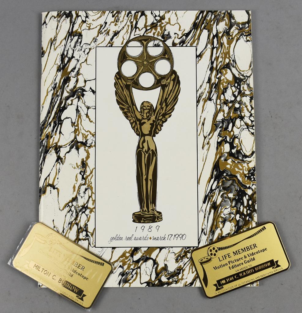 1990 Golden Reel Awards Program, Burrow Membership Cards (1 of 6)