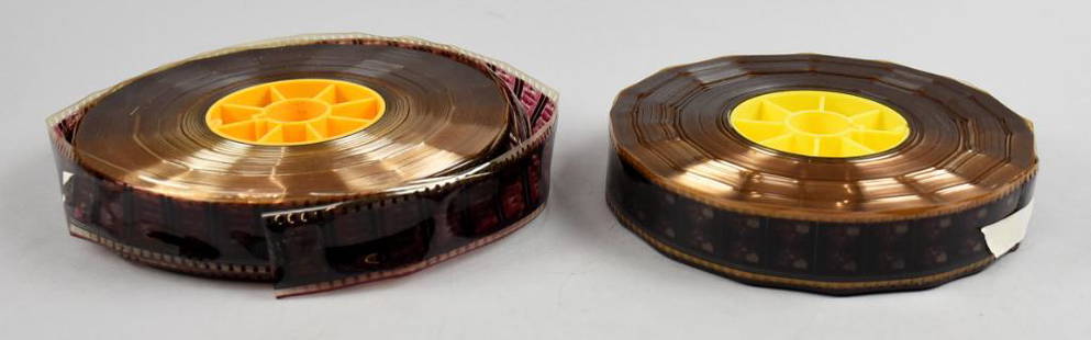 1971 A Clockwork Orange Movie Reels: These two 35mm film reels are for the cult classic movie A Clockwork Orange. Written and directed by the legendary Stanley Kubrick, this movie features a crazy street hoodlum who agrees to undergo a