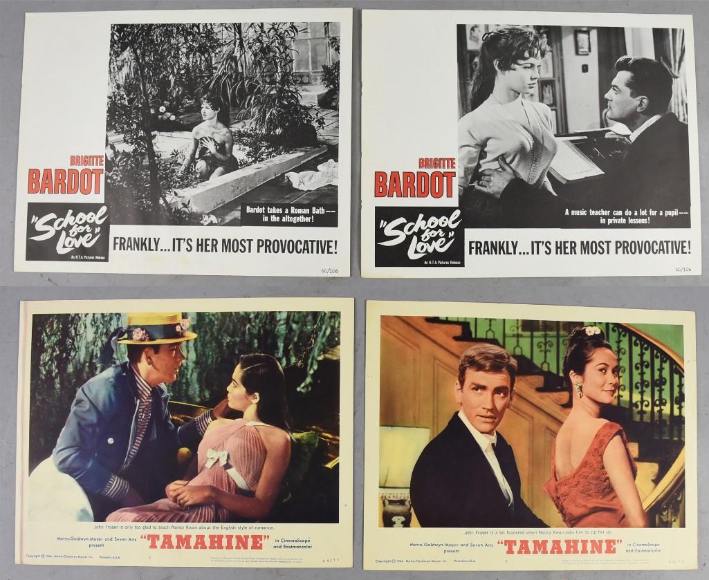 BRIGETTE BARDOT School for Love & Tamahine KWAN Lobby Cards (1 of 5)