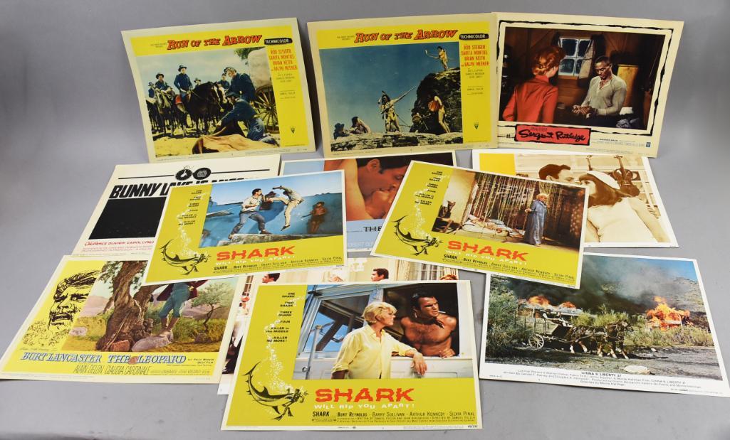 1950s-70s Cult Movie Director BASS FULLER Bunny Lake Lobby Cards: This is a cool lot of movies that, All of these movies were produced by directors of cult films and these seem to be classics with big names such as SAUL BASS, SAMUEL FULLER, MONTE HELLMAN, OTTO PREMI