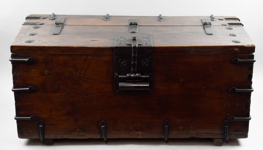 Late 19th C Korean, Joseon Dynasty  Trunk (1 of 16)