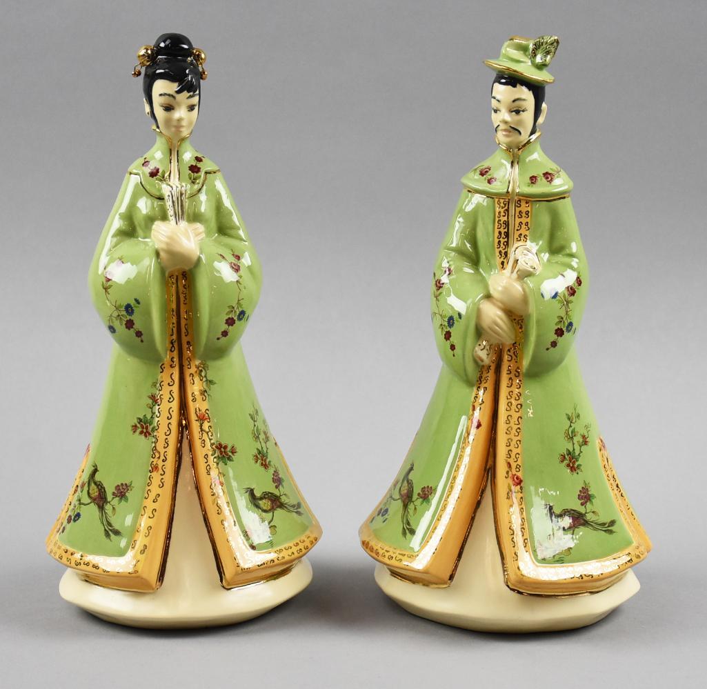 Vintage Kay C Ceramic Japanese Couple Figurines (1 of 6)