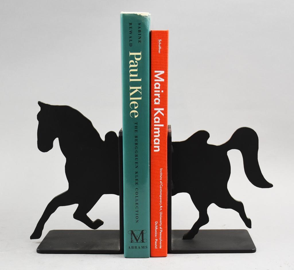 Running Horse Silhouette, Metal Bookends (1 of 7)