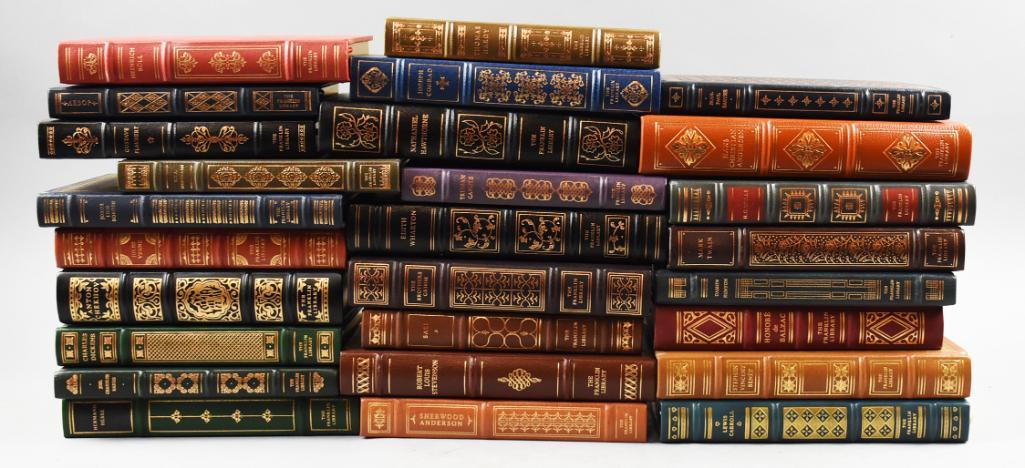 (27) Franklin Library Gold Embossed Leather Bound Books (1 of 7)