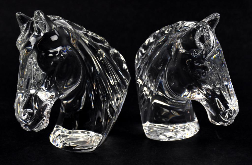 Waterford Crystal Horse Head Bust Paperweights (1 of 8)