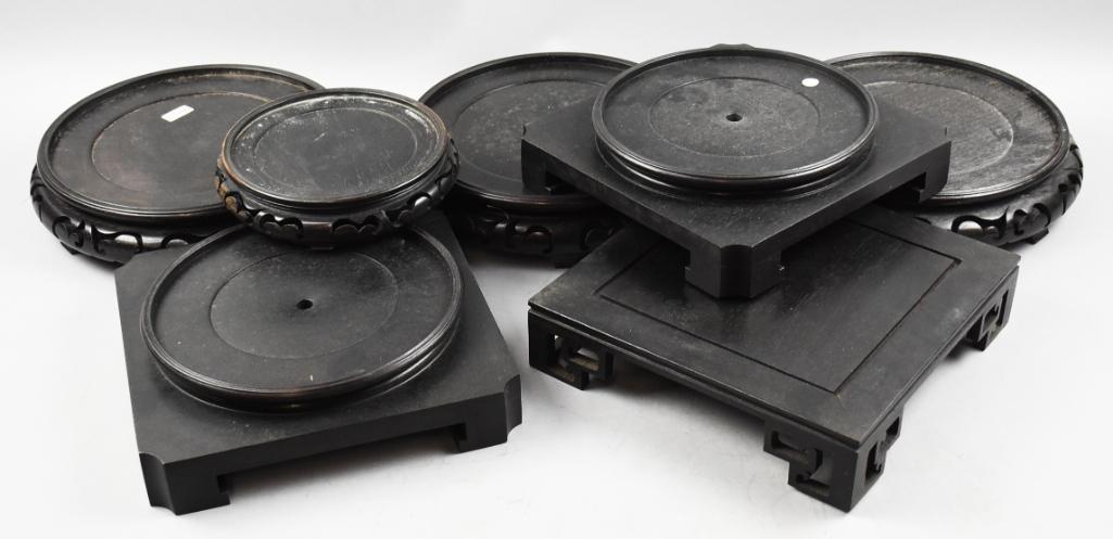 c1970s Japanese Rosewood Display Stands (1 of 3)