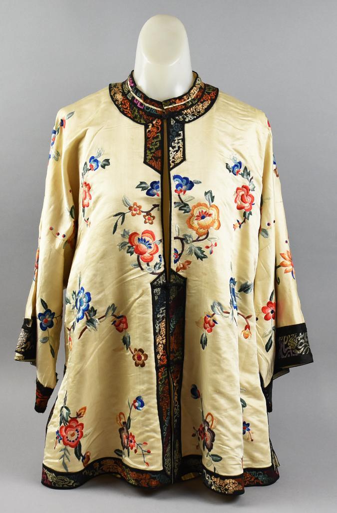 Vintage Chinese Double Silk Embroidered Jacket (1 of 7)