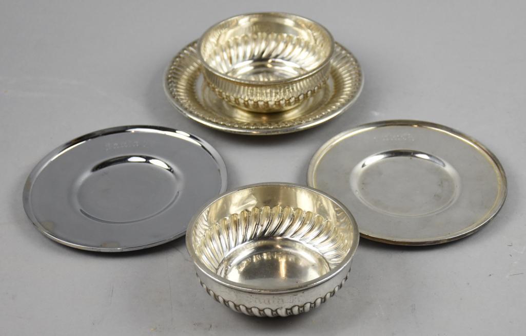Antique International Silver Santa Fe Ry Plates, Bowls (1 of 12)
