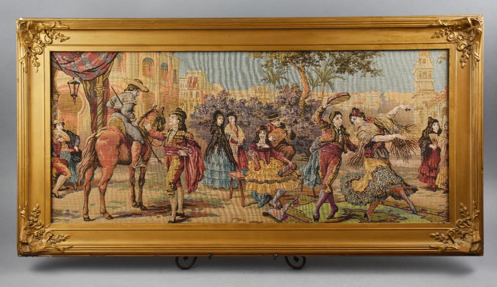 Antique Belgium Outdoor Festival Tapestry (1 of 9)