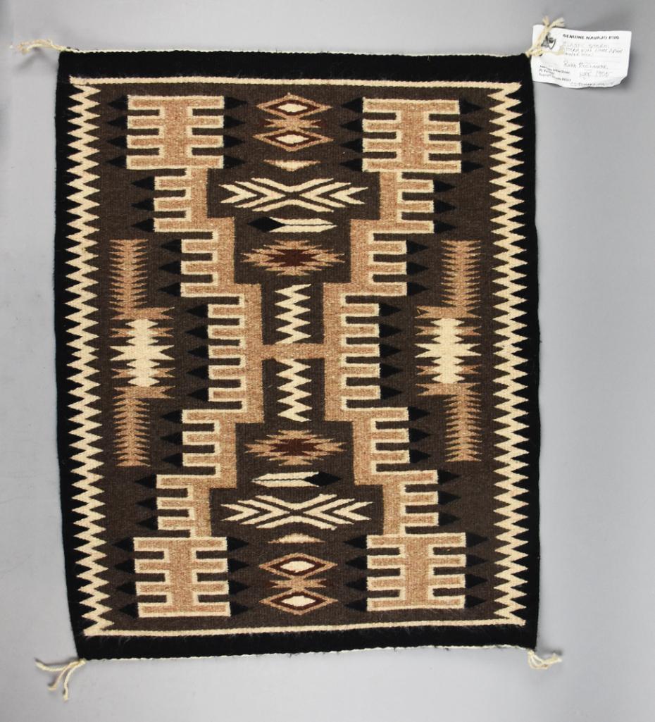 Ruth Redhouse Navajo Hand Woven Rug, Classic Storm (1 of 4)