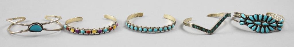 Vintage to Contemporary Sterling Cuff Bracelets (1 of 6)