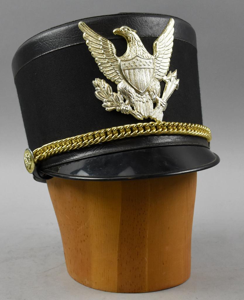 Vintage West Point Cadet Shako, Army Eagle Badge (1 of 8)