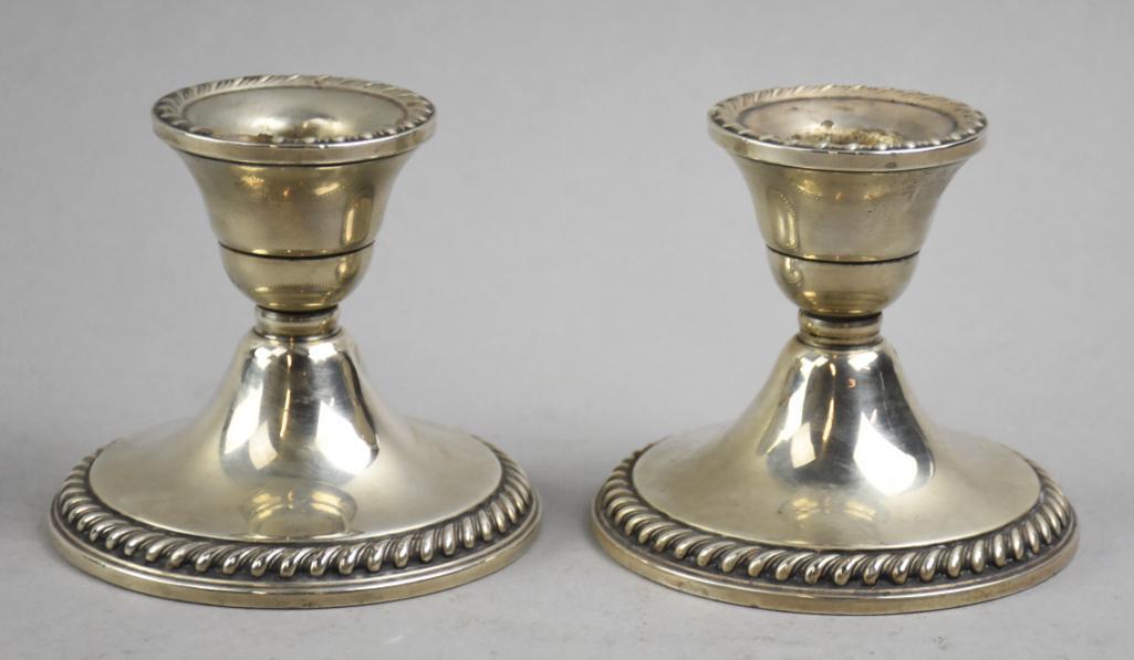 Vintage Sterling Silver Taper Candle Holders (1 of 6)