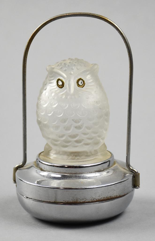 c1965 Pifco Japan Frosted Glass Owl Nightlight (1 of 7)