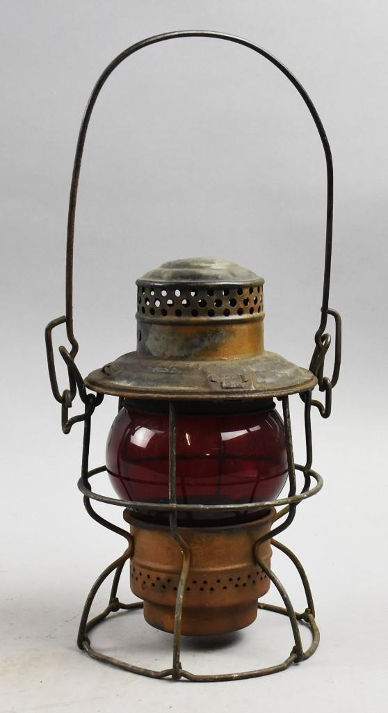 c1935 Adlake Kero Railroad Lantern, CM St P & P RR (1 of 8)