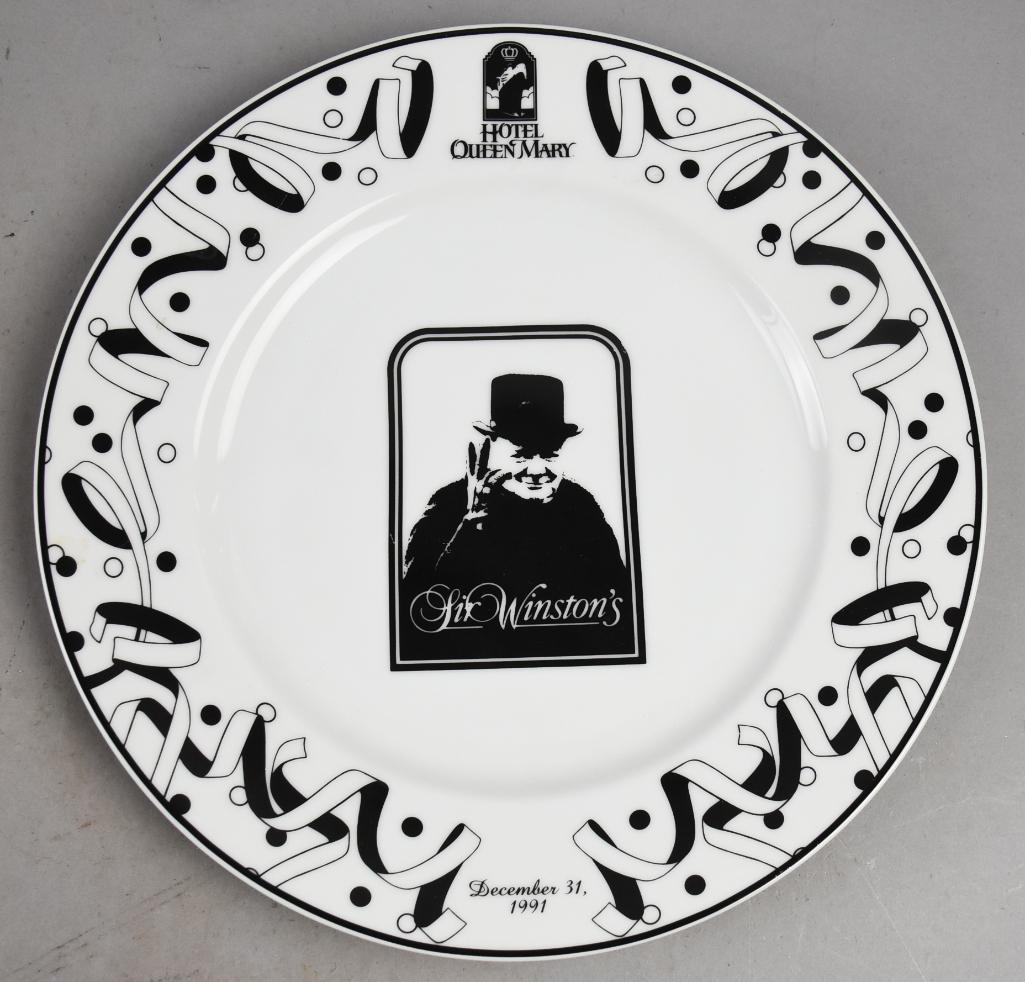 1991 Michael Leson Dinnerware, Sir Winston, Queen Mary (1 of 2)