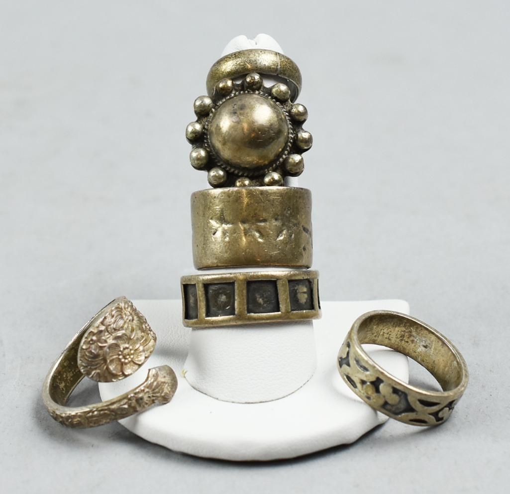 (6) Vintage Sterling Silver Rings, Alvin Bridal Boutique MCM (1 of 6)