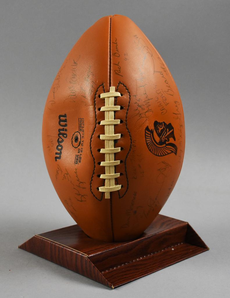 Vintage 1960s-70s USC Trojans Player Signed Football, John McKay (1 of 6)