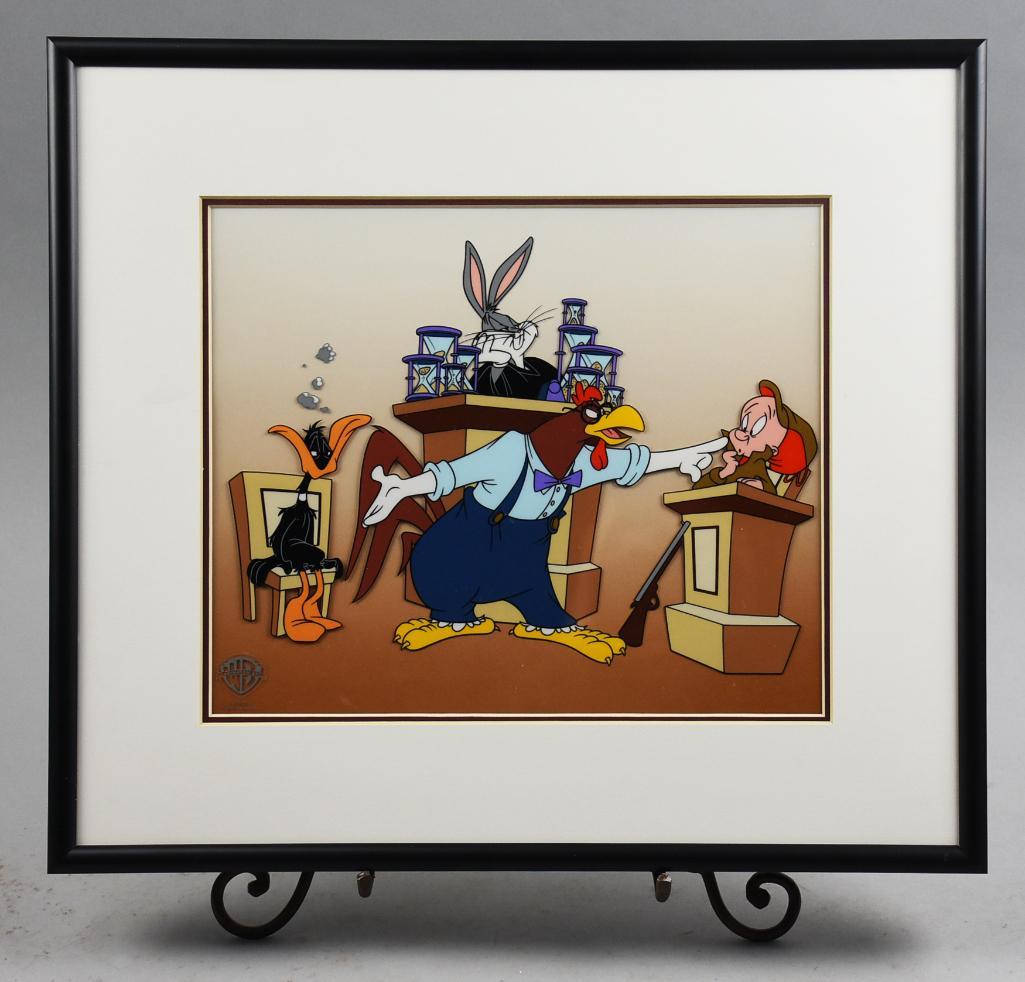 1996 WB Foghorn Leghorn, Bugs "Out of Order" Sericel w/ COA (1 of 6)