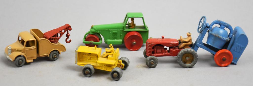 (5) Vintage Lesney Die Cast Work Vehicles (1 of 4)