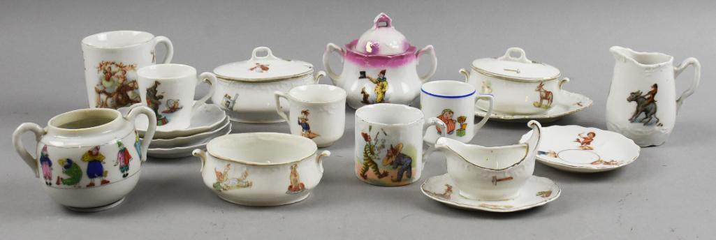 Antique Misc Circus Themed Child Porcelain Toys (1 of 8)