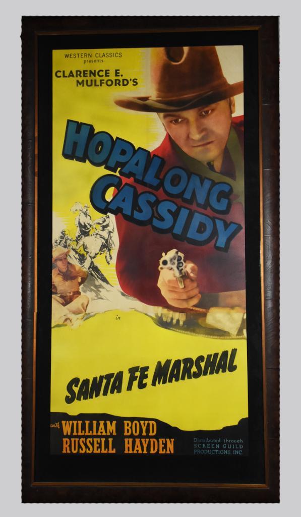 7 1/2' Tall 1940 Hopalong Cassidy Santa Fe Marshal Broadside (1 of 7)