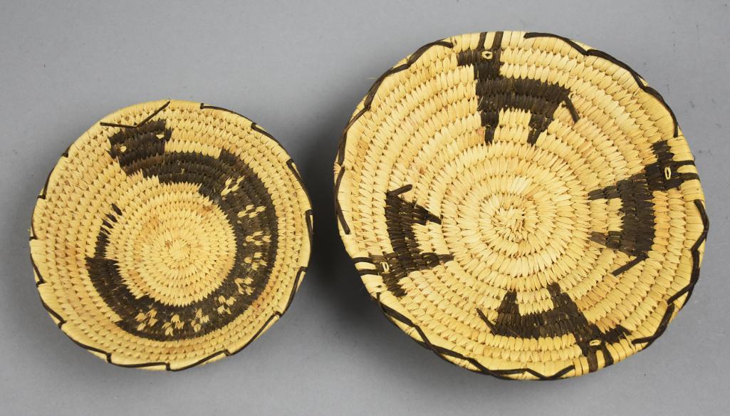 Native American Tohono O'odham Figural Baskets, Clara Lewis (1 of 5)