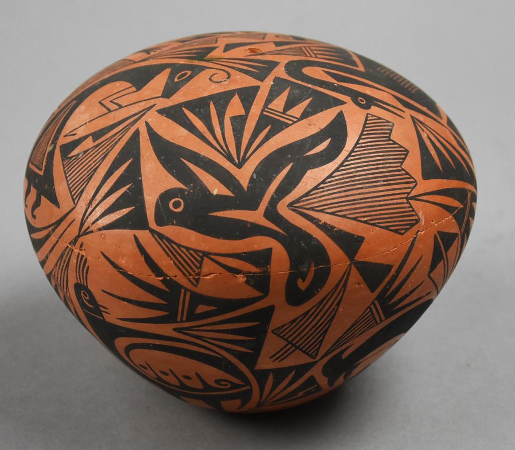 Barbara & Joseph Cerno Polychrome Seed Pot (1 of 11)